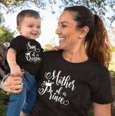 Tee shirt mère fils prince et reine